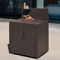 Buitenkeuken module 2 deuren staal L80cm