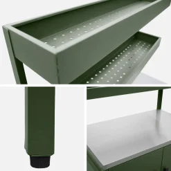Buitenkeuken 6 modules incl. gasbarbecue staal