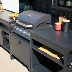 Buitenkeuken 6 modules roestvrij staal