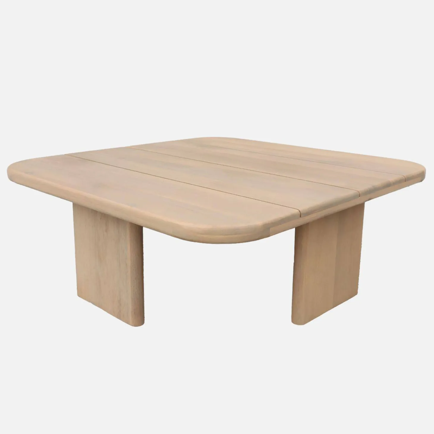 Buiten salontafel vierkant van acaciahout 70cm