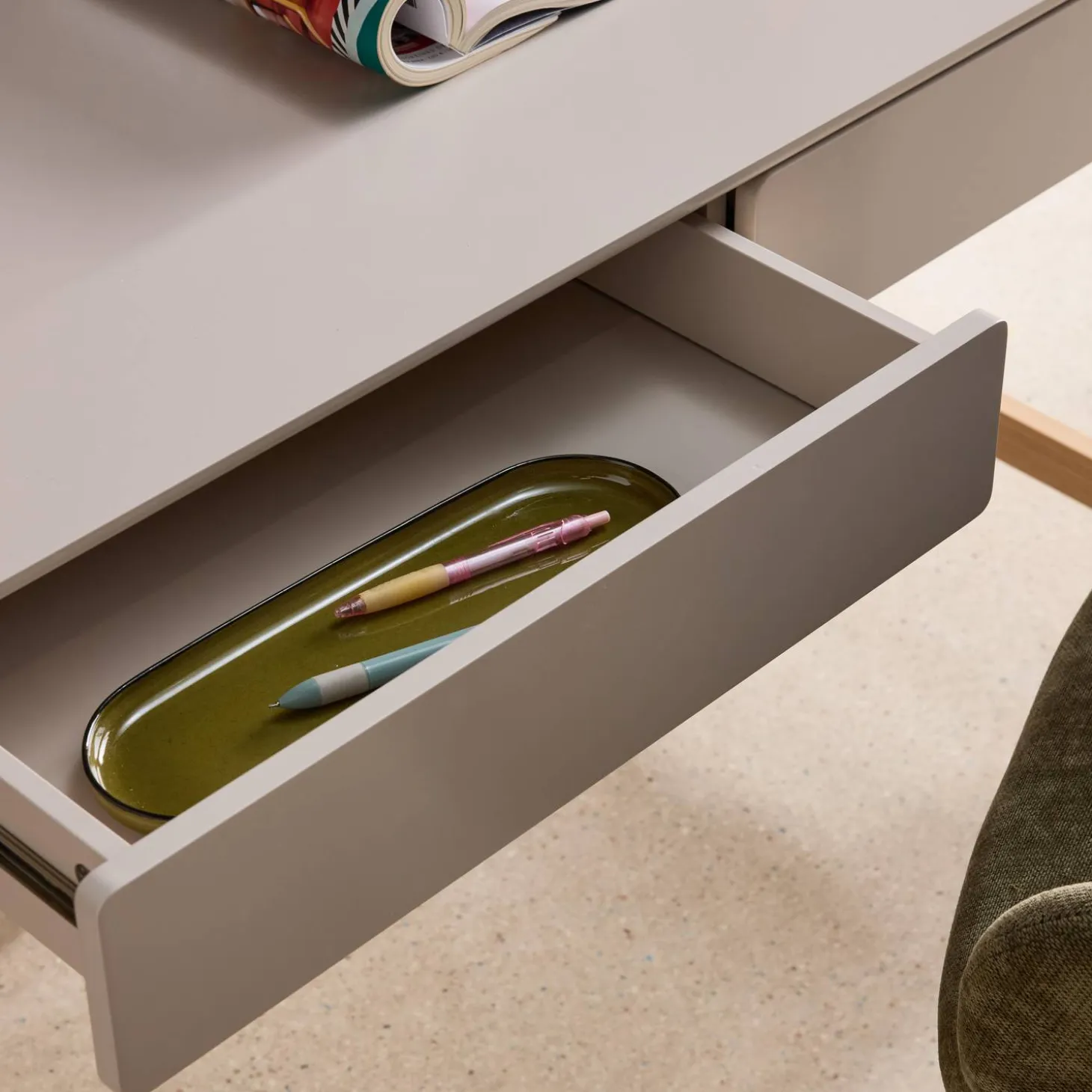 Bureau houtdecor 2 laden