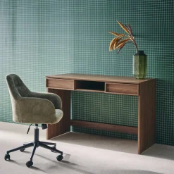 Bureau houteffect 2 lades en 1 nis 120cm