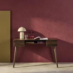Bureau met houteffect, 2 lades
