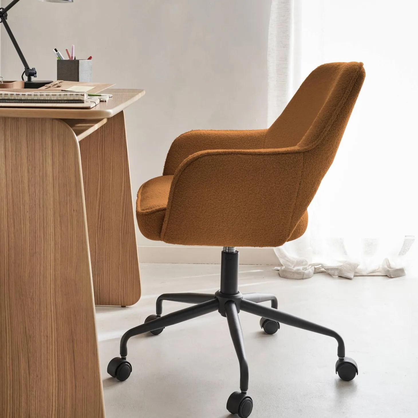 Bureaustoel met wielen