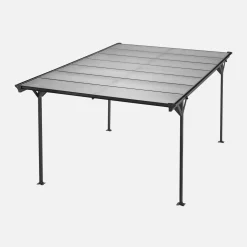 Carport 15m² aluminium en polycarbonaat