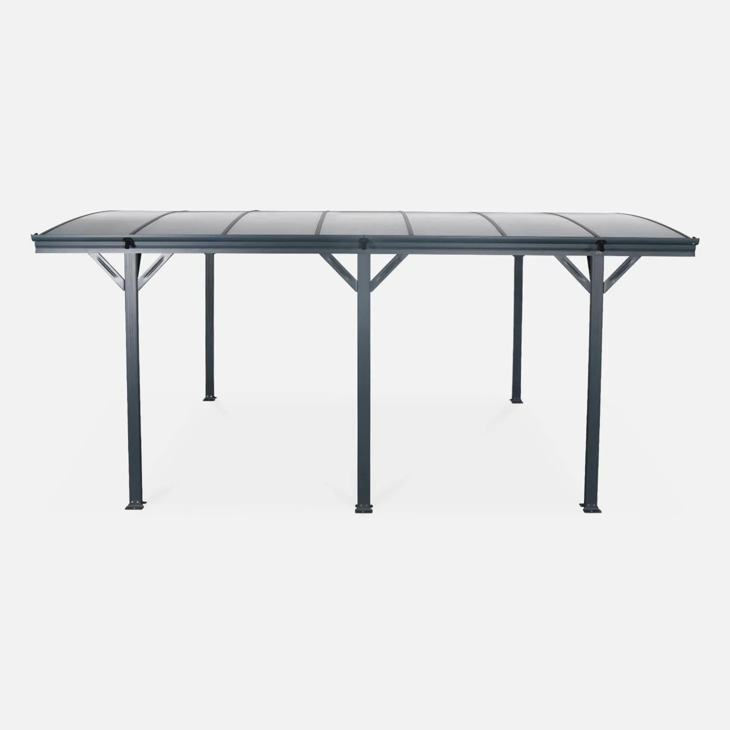 Carport 5x3m aluminium en polycarbonaat