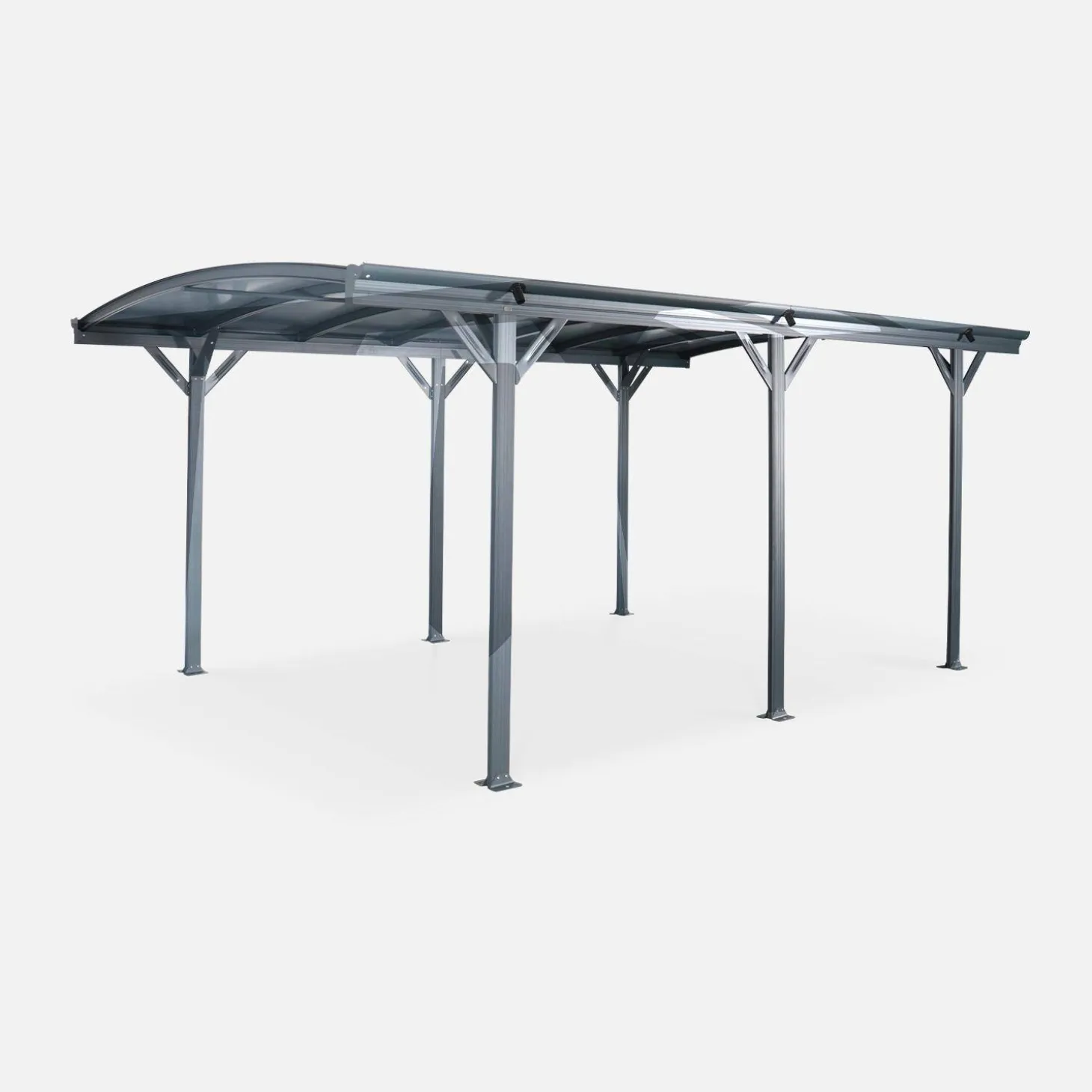 Carport 5x3m aluminium en polycarbonaat