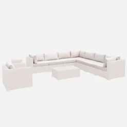 Complete set kussenhoezen voor Venezia loungeset