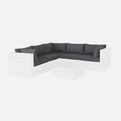 Complete set kussenhoezen voor Napoli loungeset