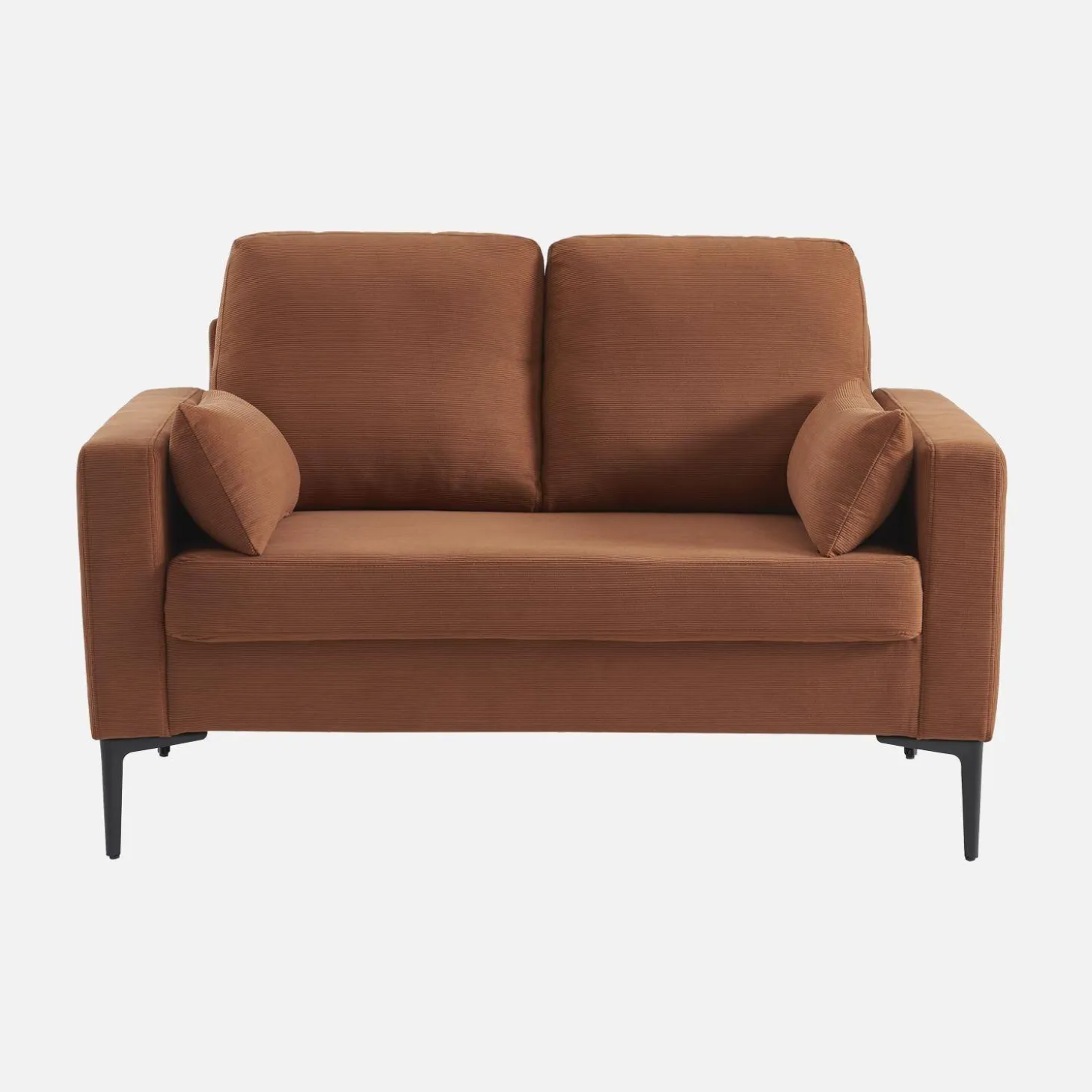 Corduroy bank, 2-zits, 130x68x82cm