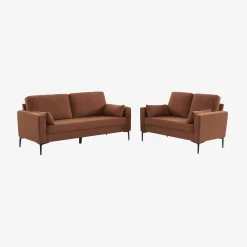 Corduroy bank, 2-zits, 130x68x82cm