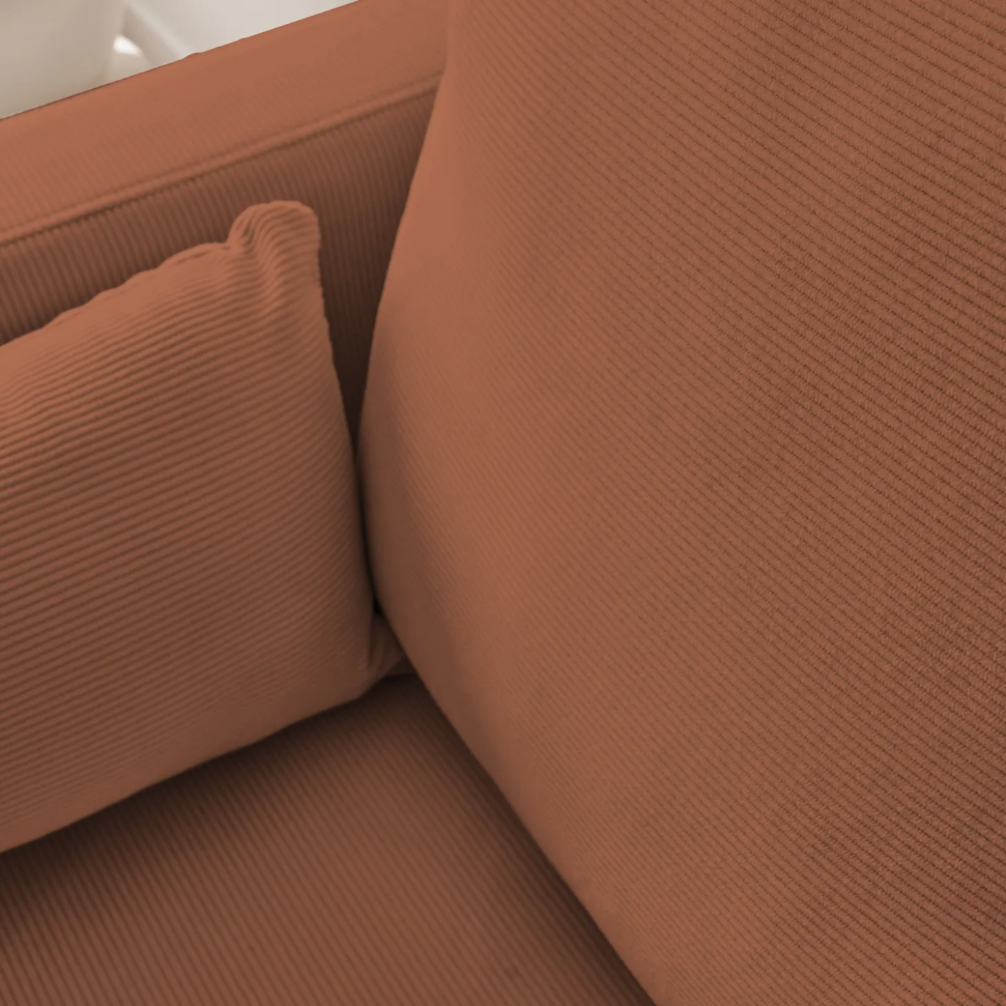 Corduroy bank, 2-zits, 130x68x82cm