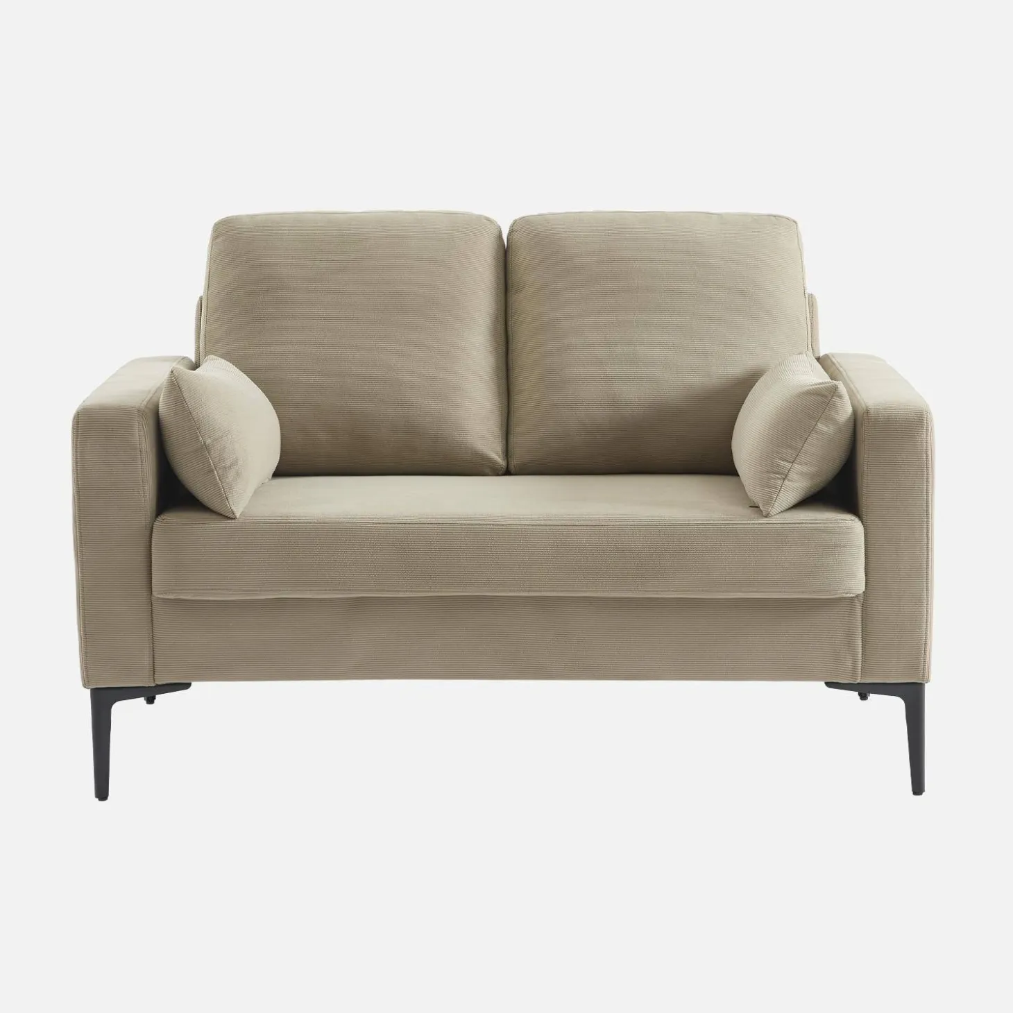 Corduroy bank, 2-zits, 130x68x82cm