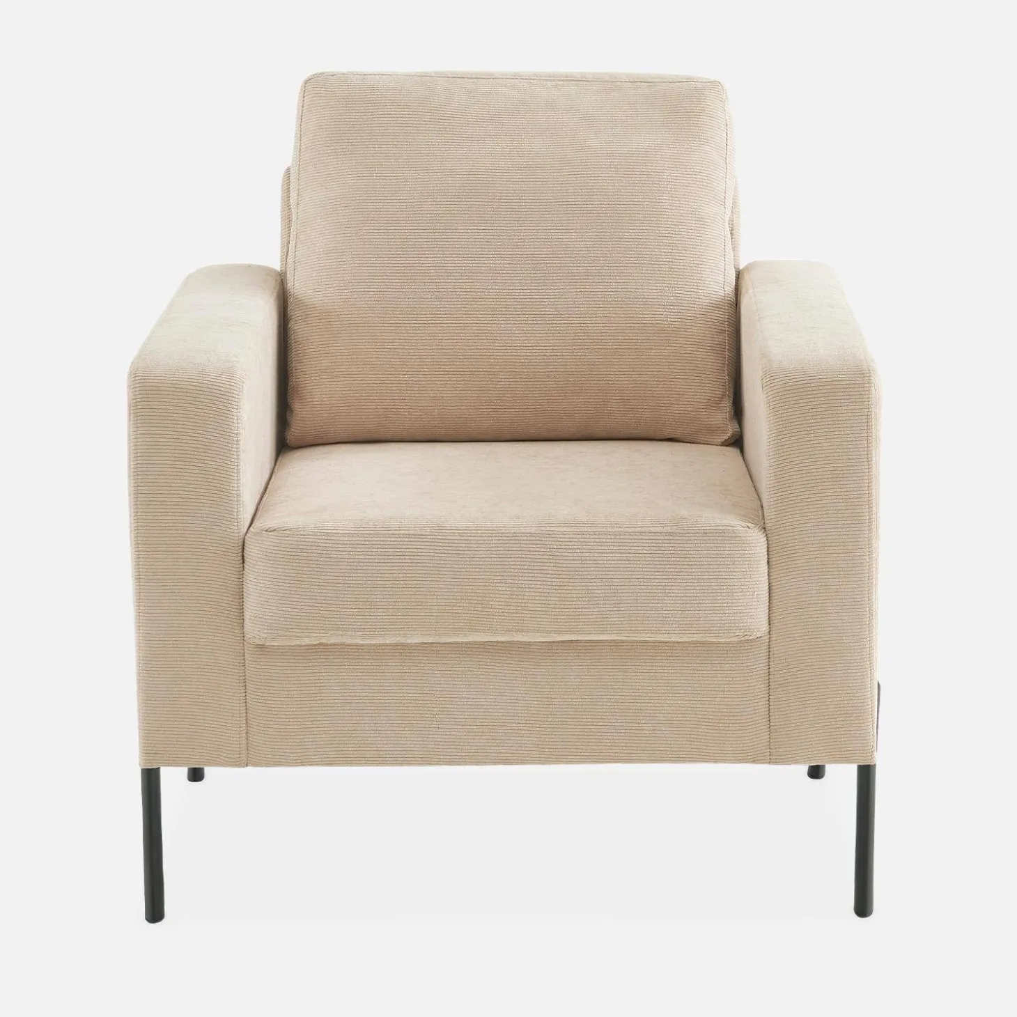 Corduroy fauteuil, 1-zits