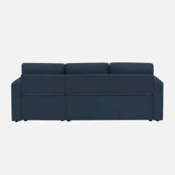 Corduroy hoekslaapbank, 3-zits