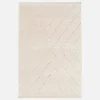 Crème interieur vloerkleed met licht reliëf