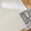 Crèmekleurig interieurtapijt in velours