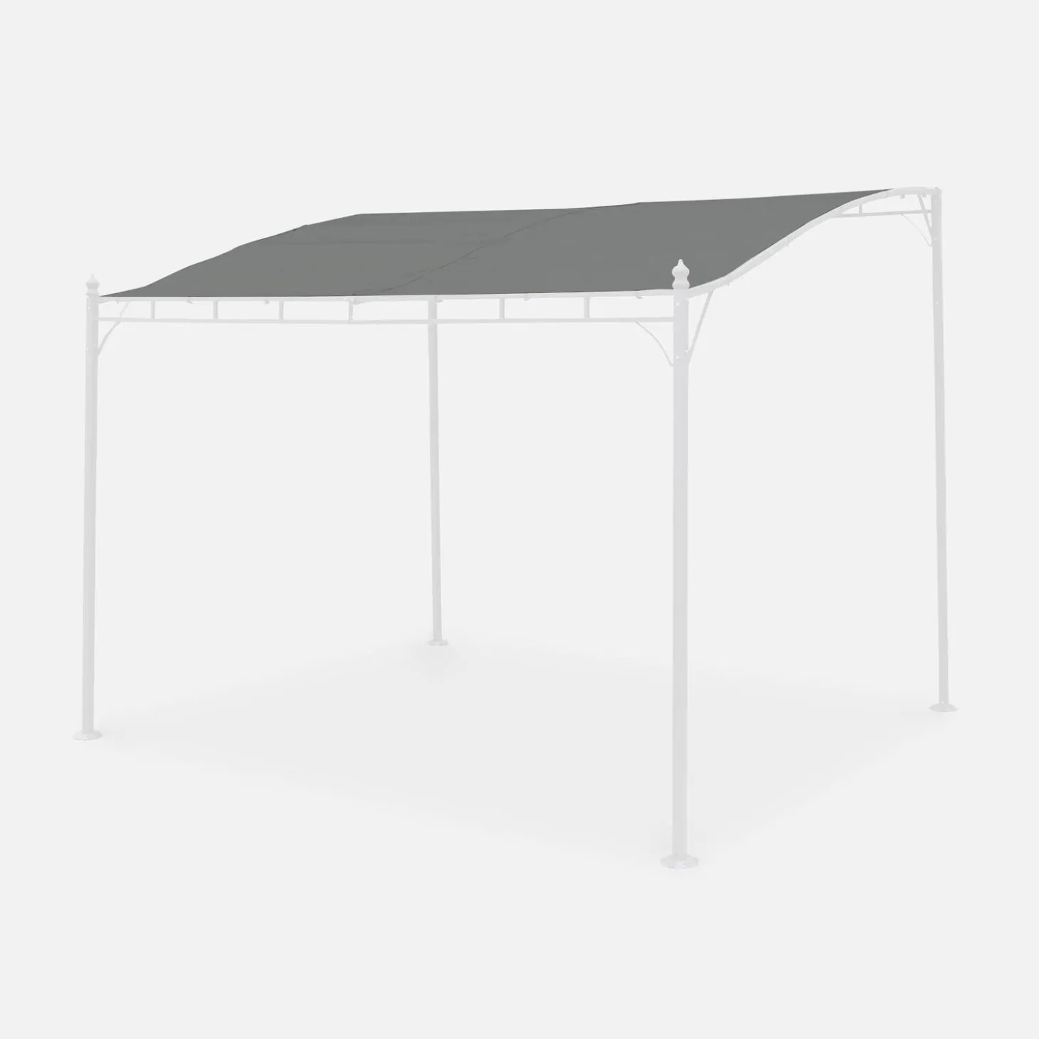Dakbedekking voor pergola 3x2.5m Brestum