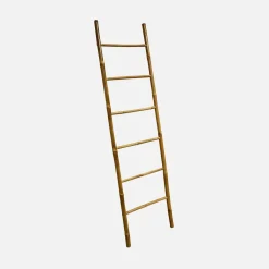 Decoratieve bamboe ladder, 6 treden