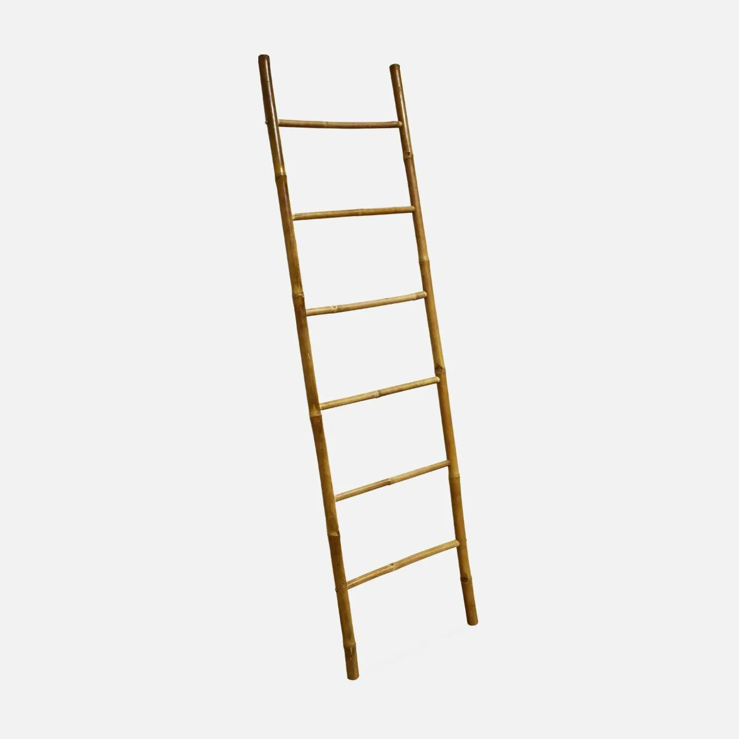 Decoratieve bamboe ladder, 6 treden