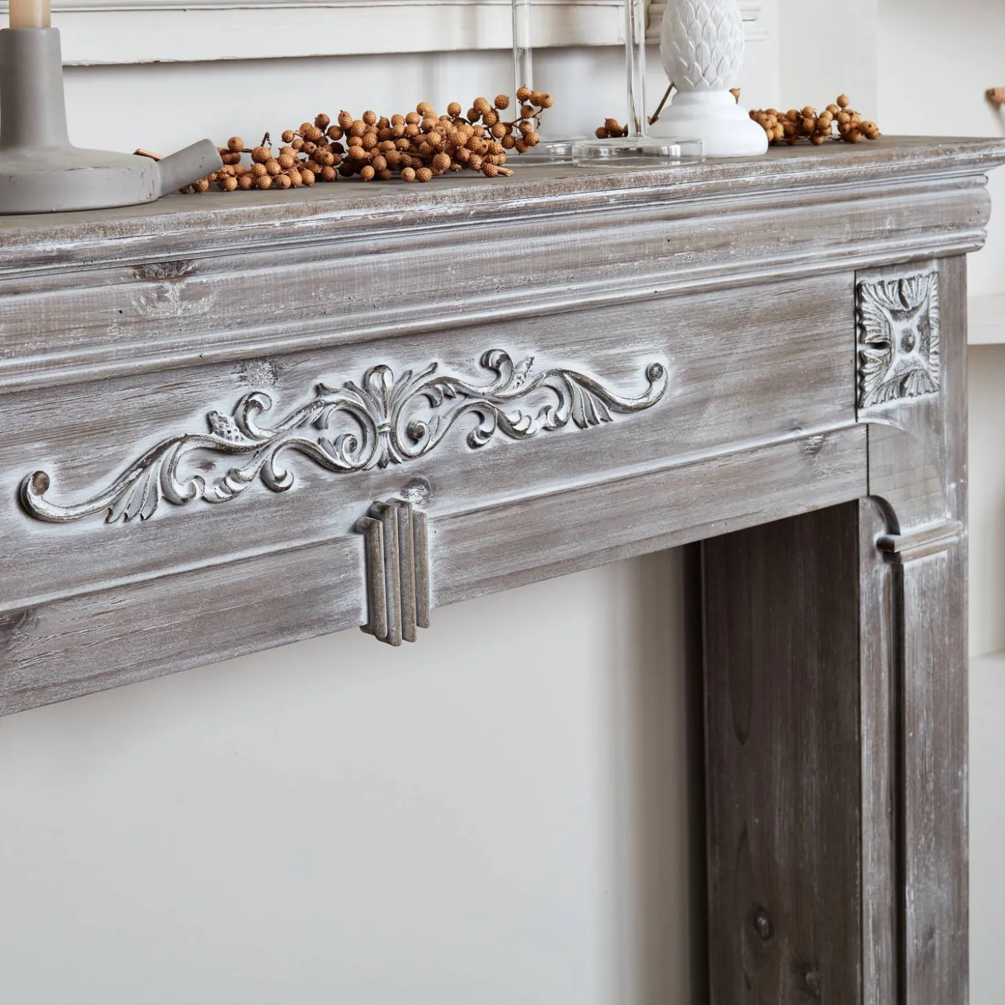 Decoratieve schoorsteenmantel