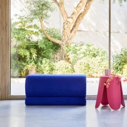 Designbank boucléstof 1-2 zitplaatsen