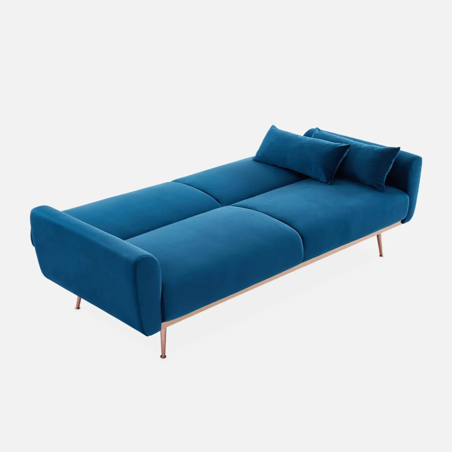 Design velours slaapbank