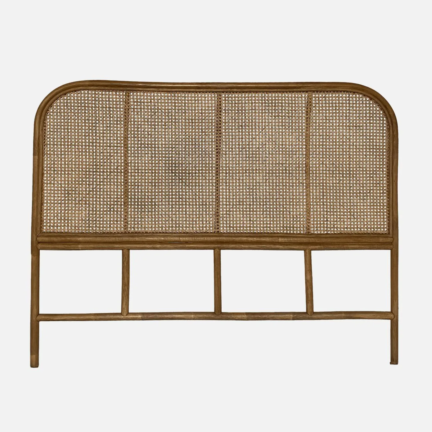 Donker rotan en rieten hoofdeinde