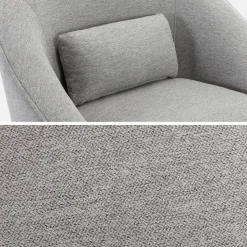 360° draaibare fauteuil met kussen
