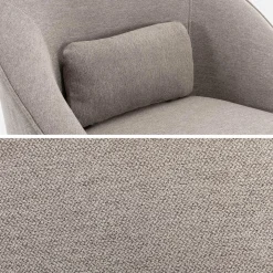 360° draaibare fauteuil met kussen