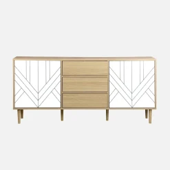 Dressoir 2 deuren 3 lades 160cm