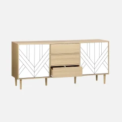 Dressoir 2 deuren 3 lades 160cm