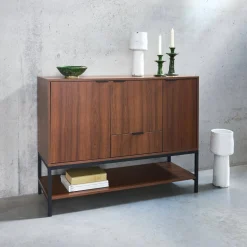Dressoir 3 deuren 1 la en 1 plank 110cm