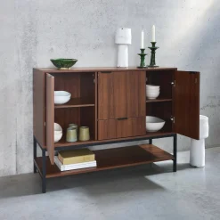 Dressoir 3 deuren 1 la en 1 plank 110cm