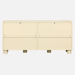 Dressoir houtdecor 4 deuren 155cm