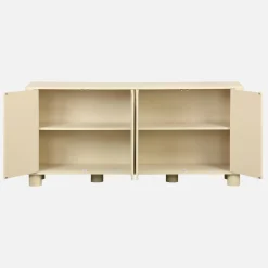 Dressoir houtdecor 4 deuren 155cm