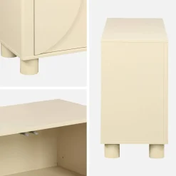 Dressoir houtdecor 4 deuren 155cm