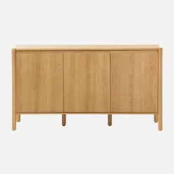 Dressoir houteffect 3 deuren 140cm