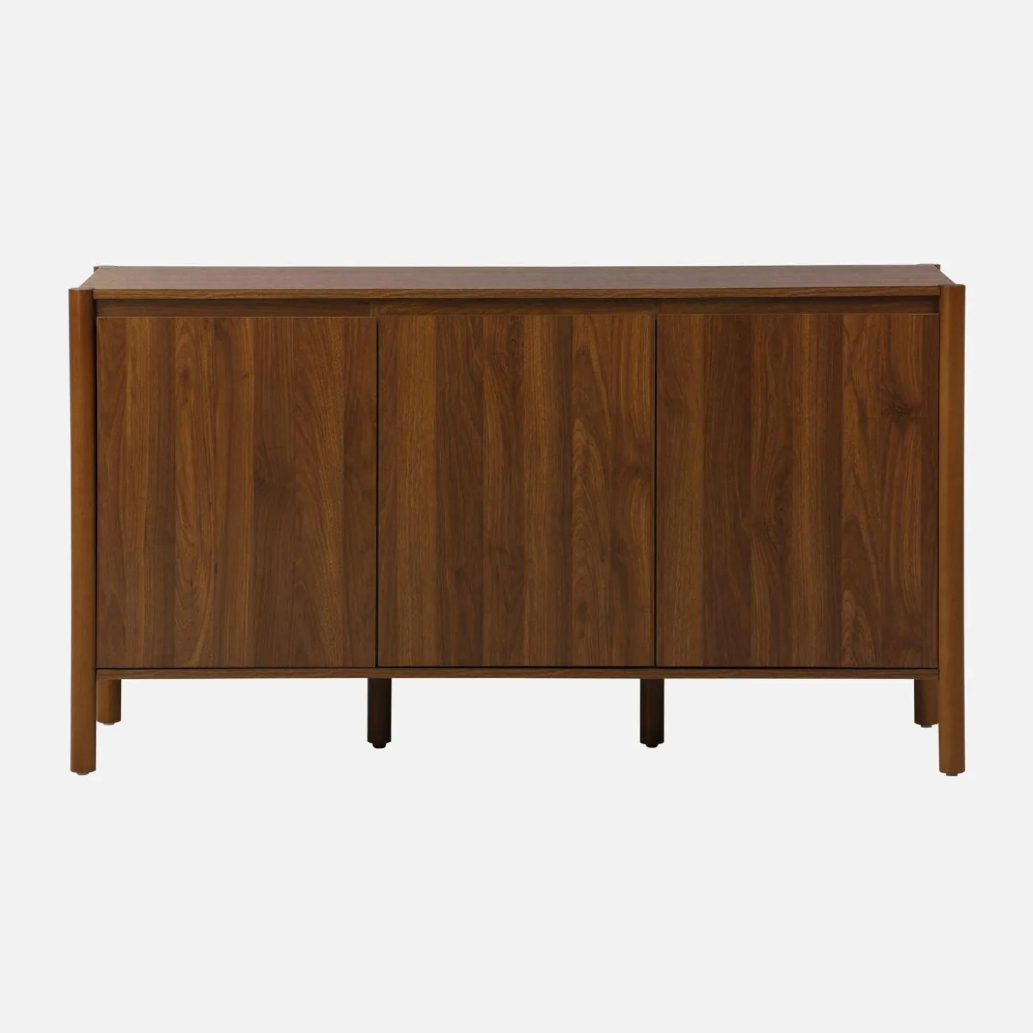 Dressoir houteffect 3 deuren 140cm
