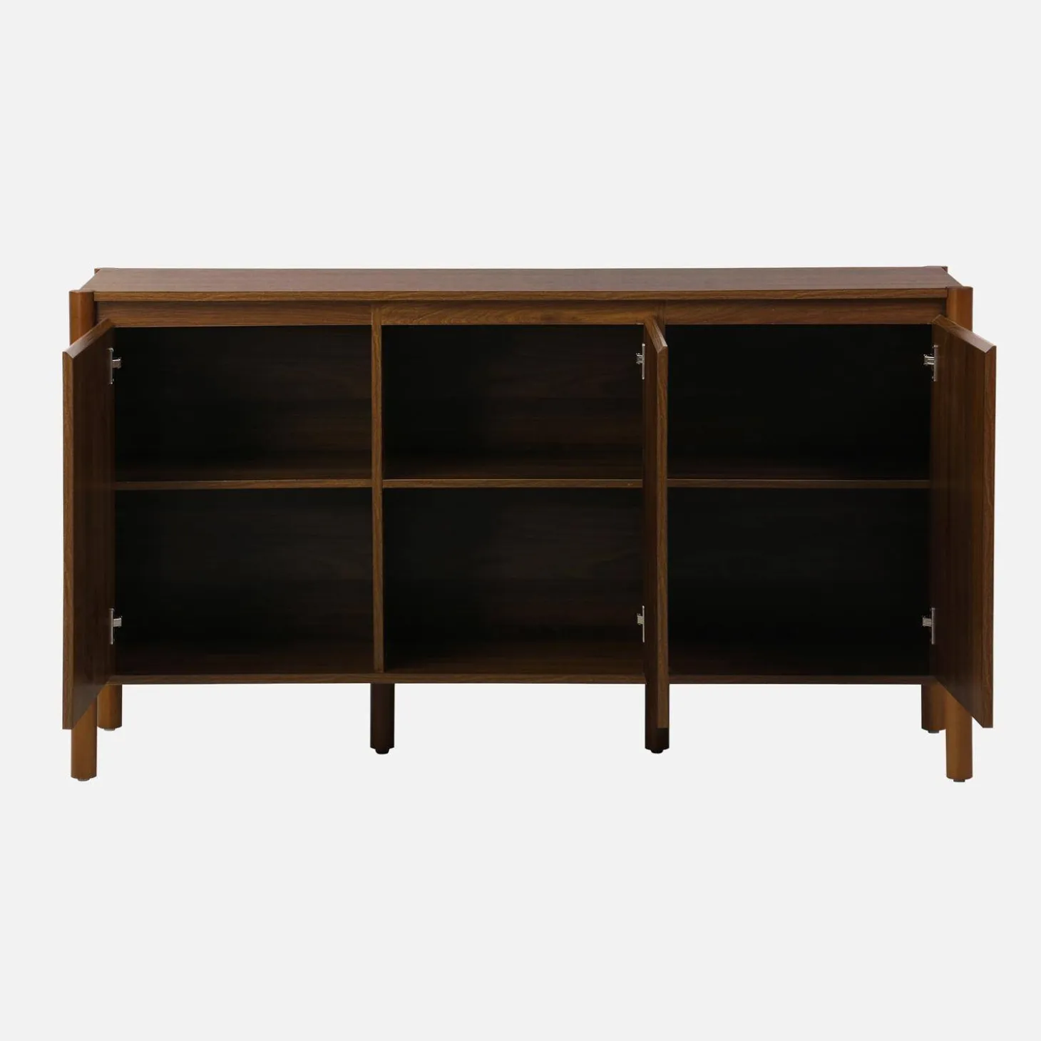 Dressoir houteffect 3 deuren 140cm