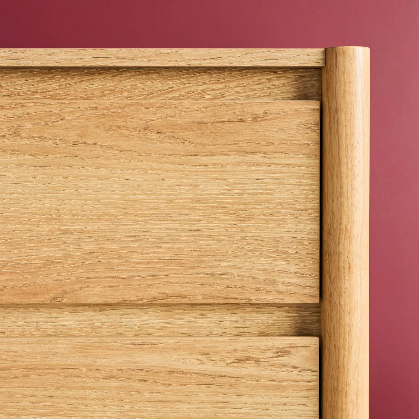 Dressoir houteffect 2 deuren 3 lades 150cm