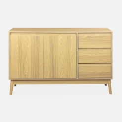 Dressoir met 2 deuren en 3 lades 120cm
