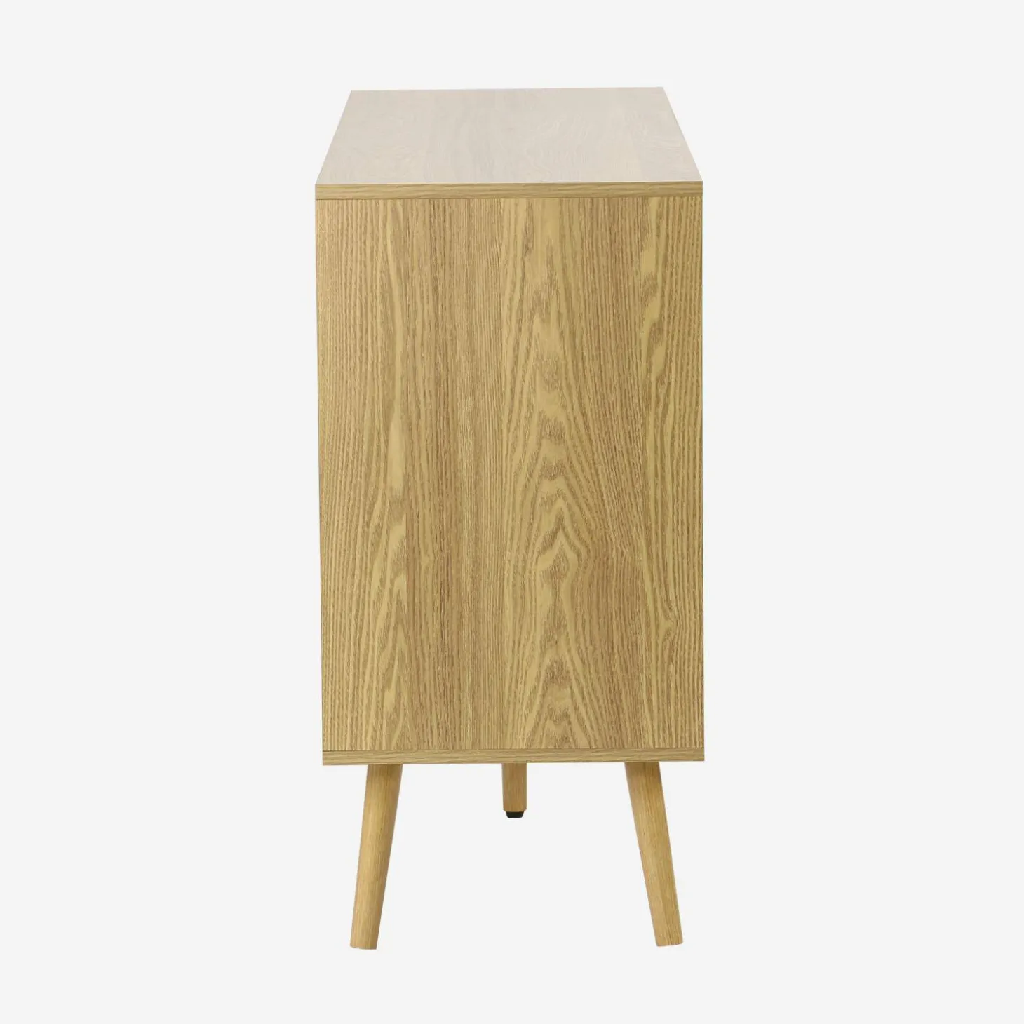 Dressoir met 2 deuren en 3 lades houtdecor 160cm