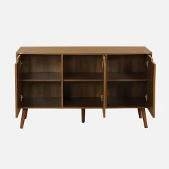 Dressoir met 3 deuren houtdecor 120cm