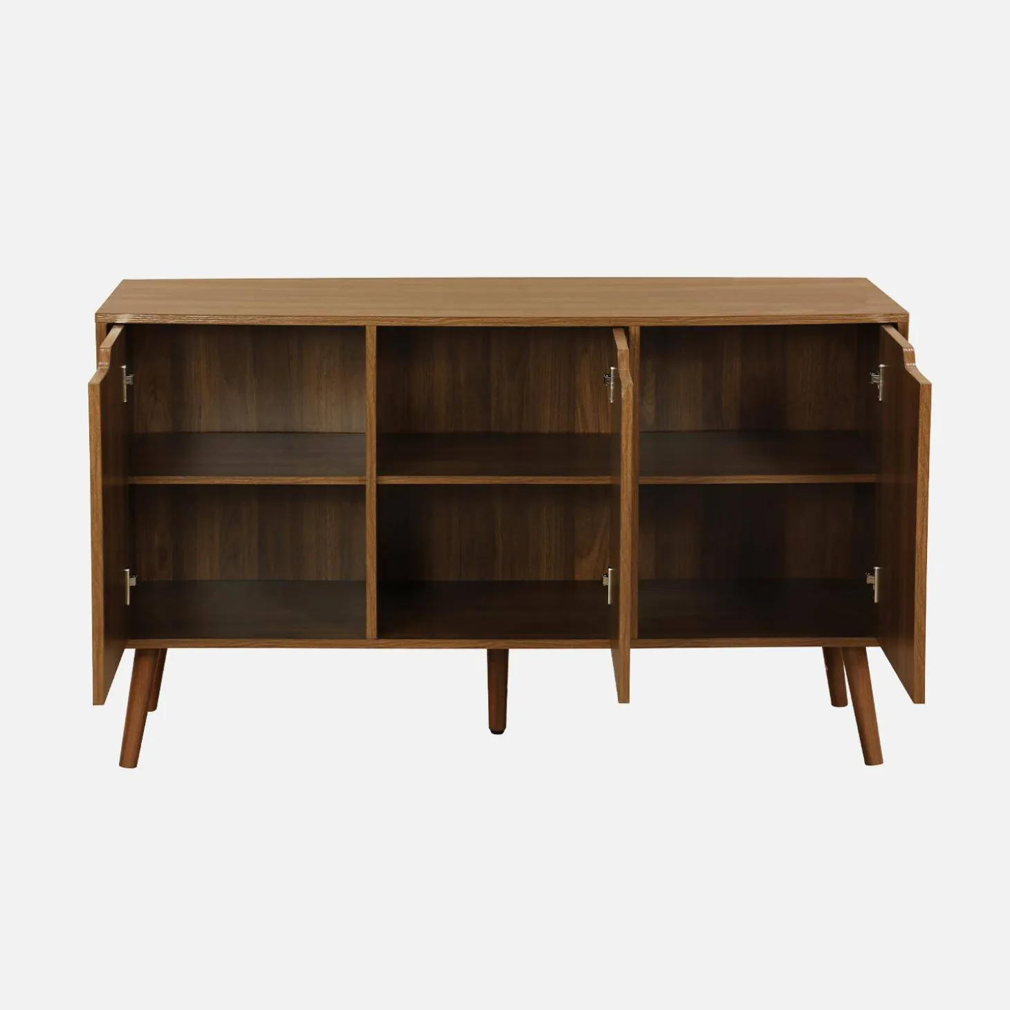 Dressoir met 3 deuren houtdecor 120cm