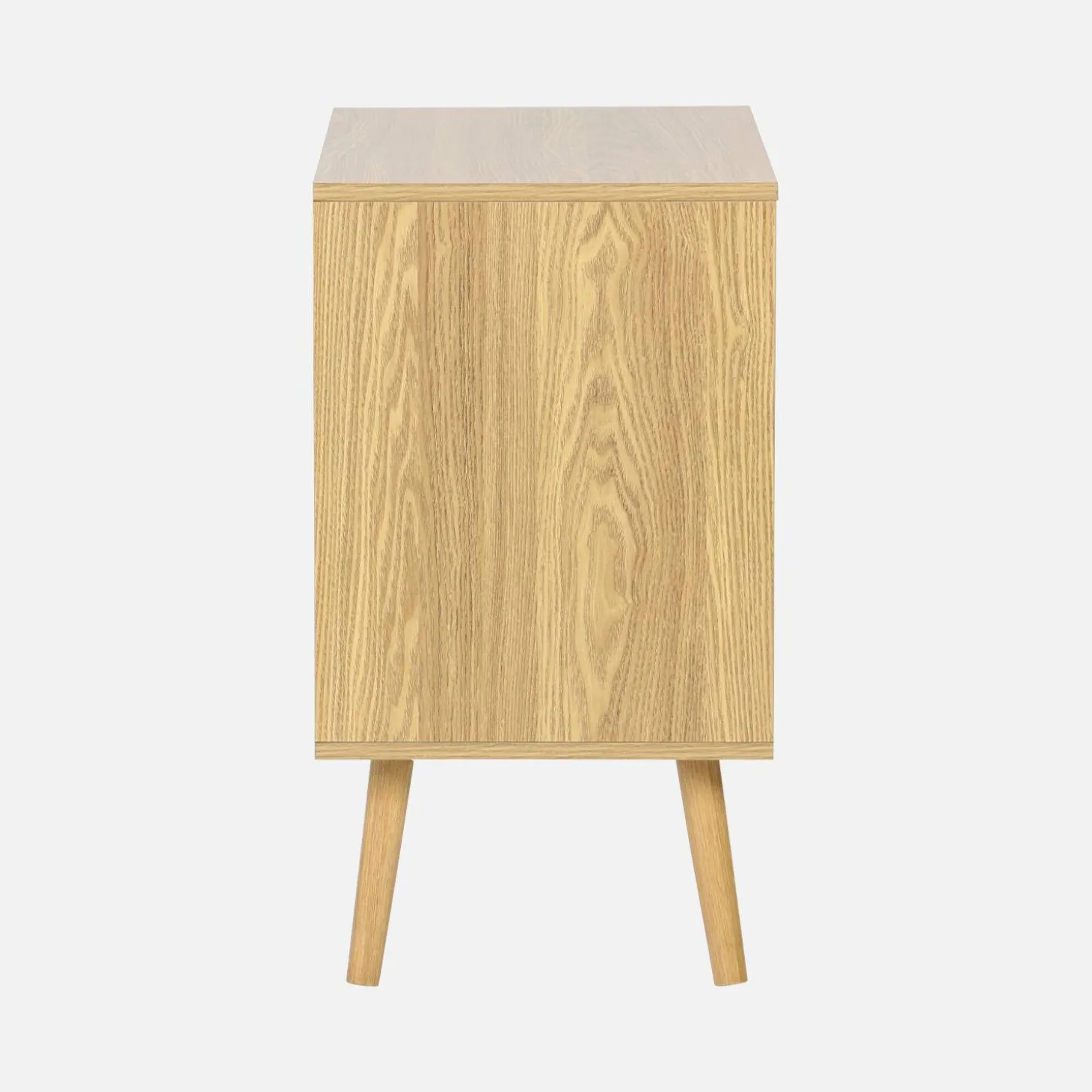 Dressoir met 1 deur en plank houtdecor 80cm