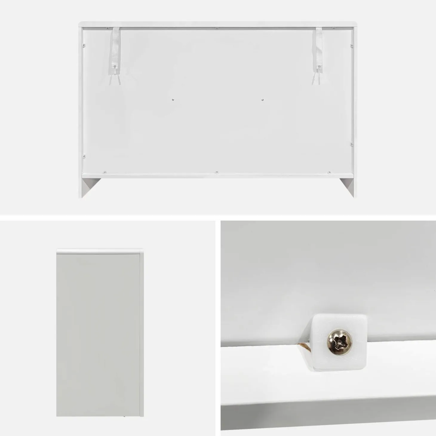 Dressoir met 6 vakken houtdecor organisch 120cm