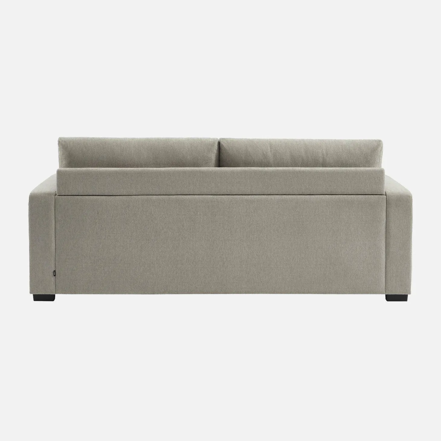 Driezits slaapbank in chenille stof