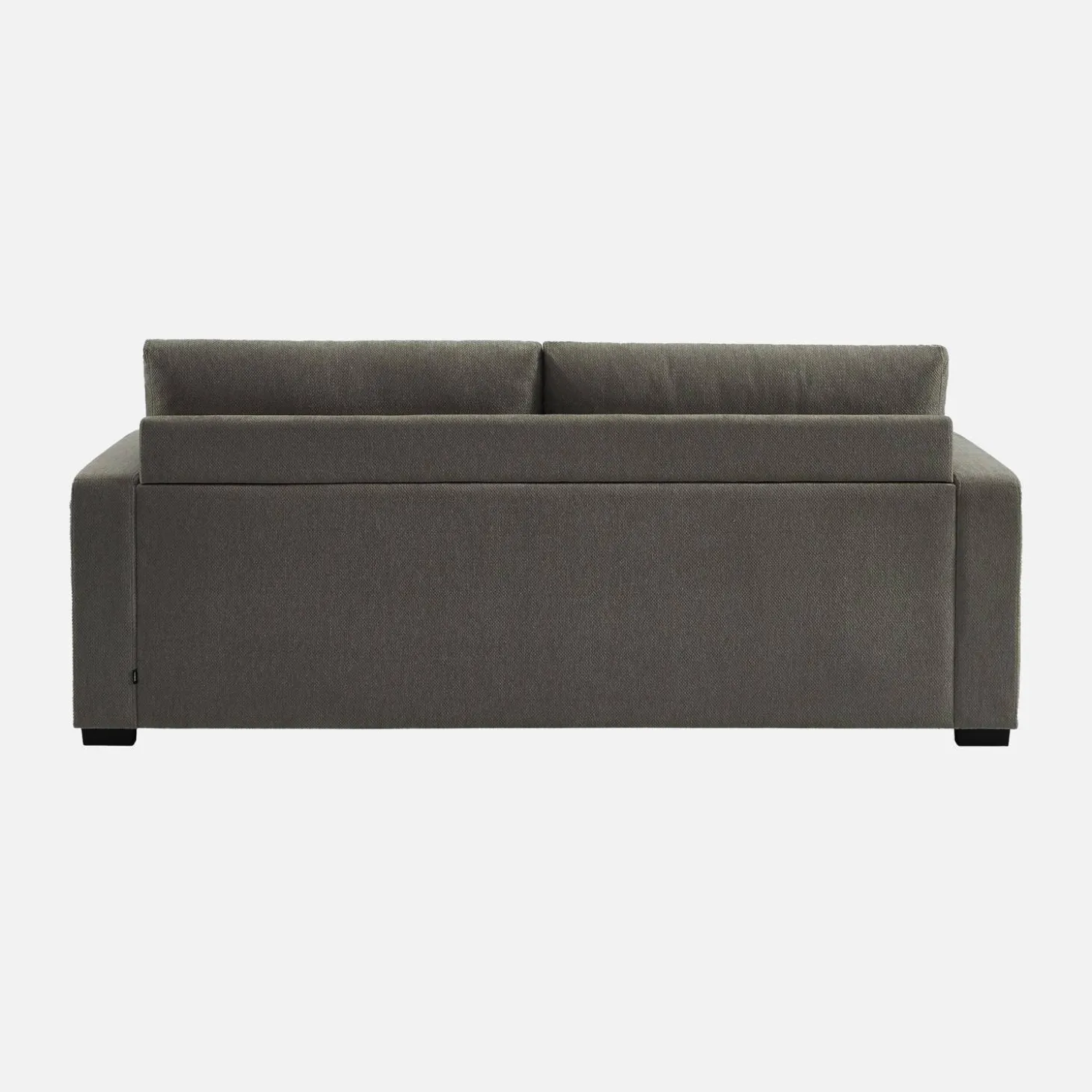 Driezits slaapbank in chenille stof