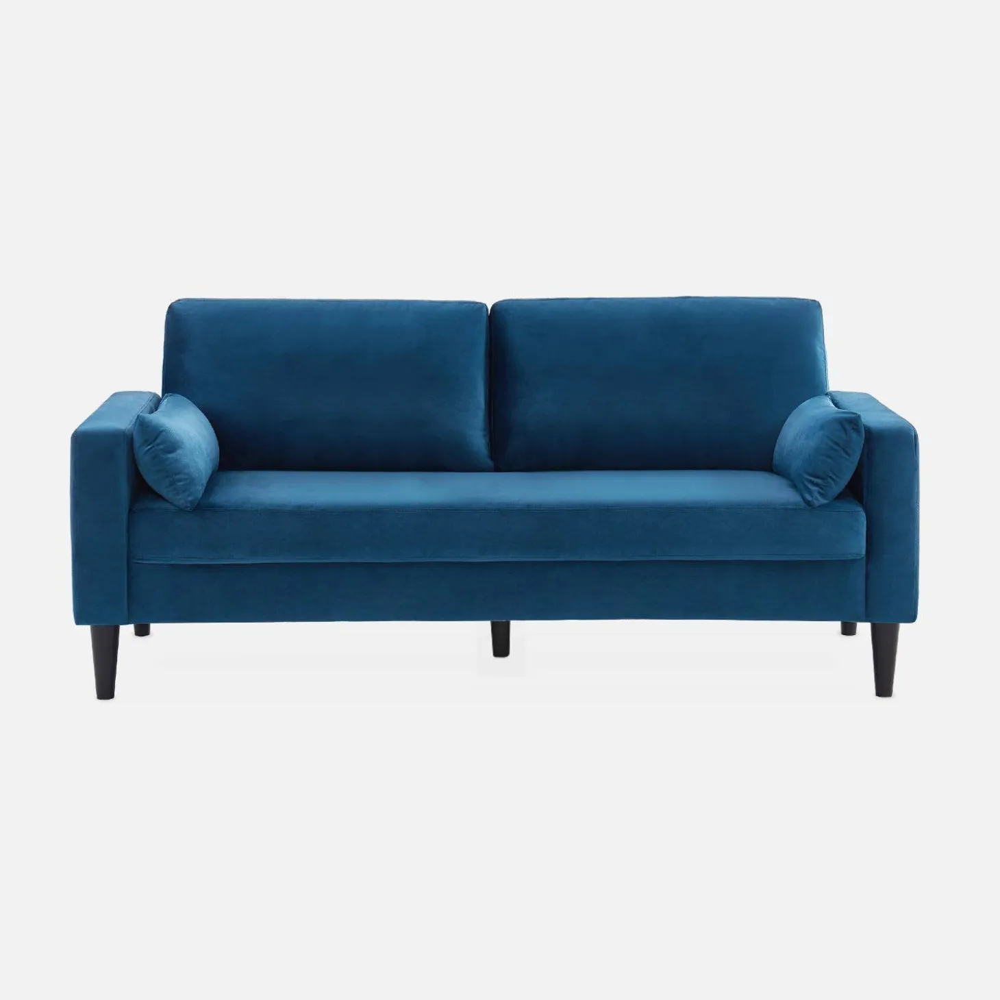 Driezits velours bank